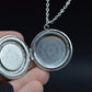 Crescent Moon Locket Necklace - Veooy