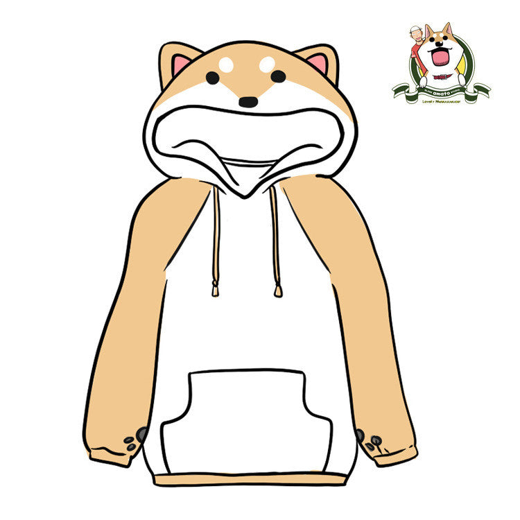Cute cartoon dog hoodies - Veooy