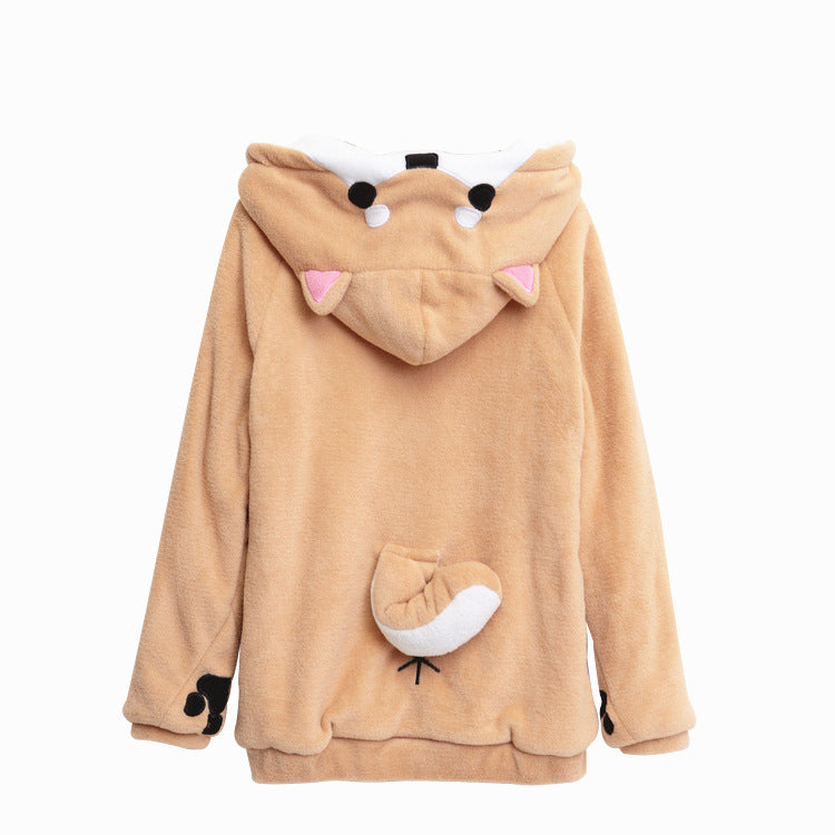 Cute cartoon dog hoodies - Veooy