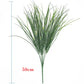 (2 PCS) 20pcs Plastic Grass Artificial Plants Fake Onion Grass Green Tree