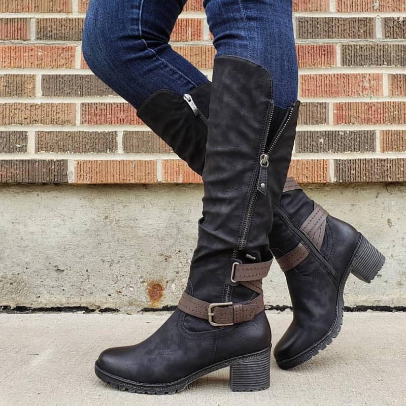 *Women's Comfortable Knee High Boots - Veooy