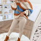 Casual Loose Colorful Knitted Sexy V-Neck Sweater - Veooy