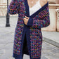 Color Contrast Knit Coat 💖