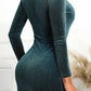 Florcoo Sexy V-Neck Buttocks Mini Dresses(3 Colors) - Veooy