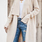 Florcoo Pure Color Casual Loose Coat - Veooy