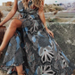Bohemian V Neck Printed Maxi Dress 💖
