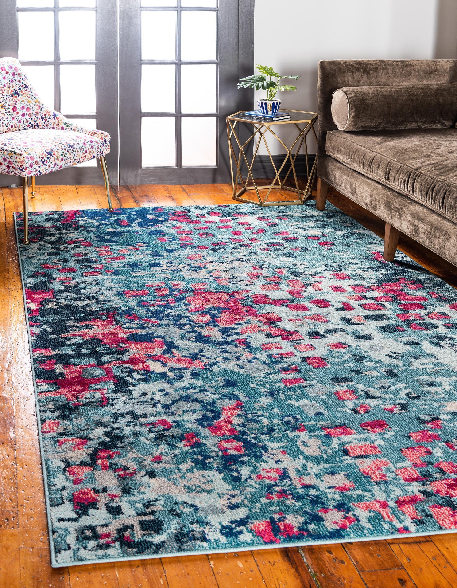 Blaise - Modern Color Pattern Rug - Veooy