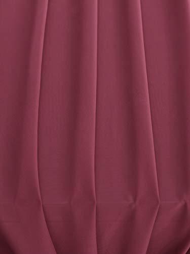 10ft Burgundy Chiffon Table Runner 28x120 Inches Romantic Wedding Runner Sheer Bridal Party Decorations