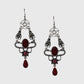 Bejeweled Pentagram Earrings - Veooy