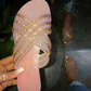 *2020 New Slip-On Beads Flip Flop Flat With Rubber Casual Sandals - Veooy