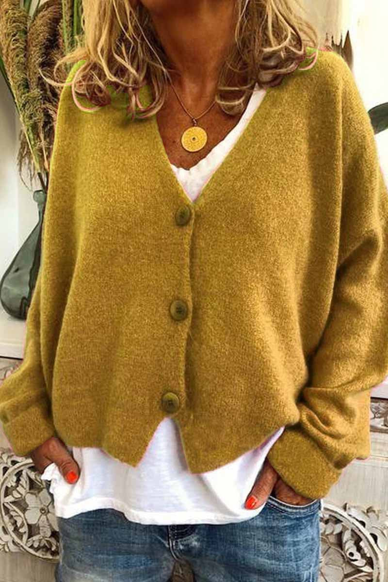 Casual Loose Knitted Cardigan ( 6 Color ) 💖