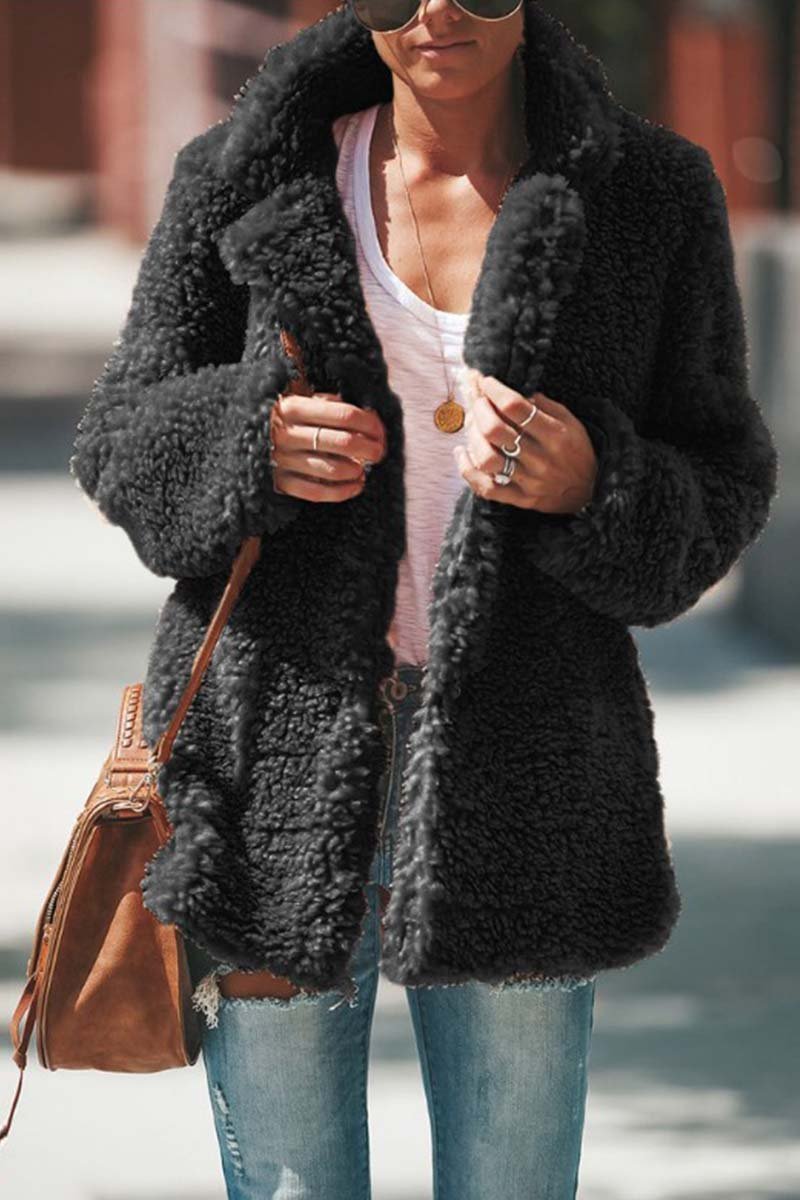 Winter Plush Coat Cardigan（3 colors）