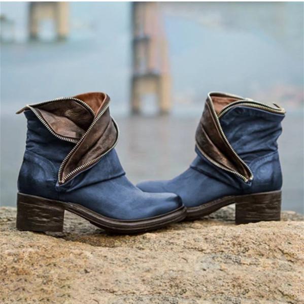 Women's thick heel ankle boots *