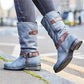 Women's Buckle Zipper Mid-Calf Boots *