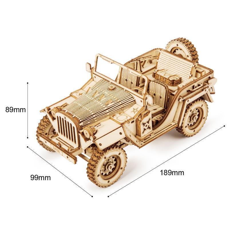 Super Wooden Mechanical Model Puzzle