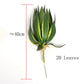 (2 PCS) 40cm 15/20Leaves Large Artificial Succulent Agave Tropical Aloe Plants