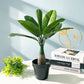 (2 PCS) 40cm 8 Leaves Artificial Banana Tree Desktop Bonsai Tropical Palm Plants