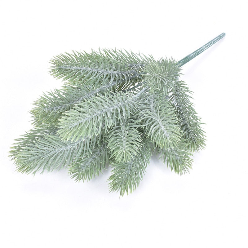 (2 PCS) 40cm Artificial Pine Tree Tropical Palm Plants Branch Fake Christmas