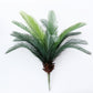 (2 PCS) 45cm Artificial Palm Tree Plants Tropical Fake Cycas Handle 10 Heads Tree - Veooy