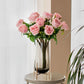 3pcs, Realistic Moisturizing Rose Flowers, Living Room Simulated Flowers Table Fake Flowers Decoration