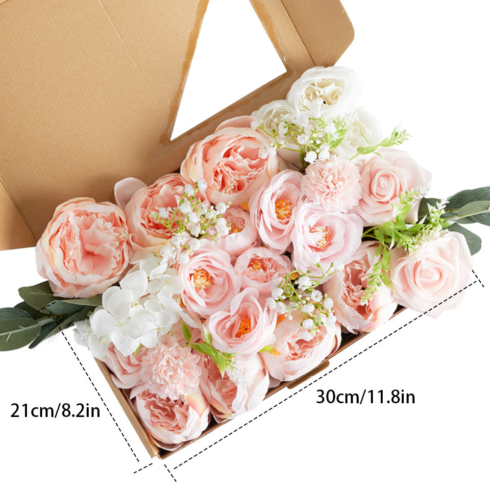 1 Box, Large Peony Pink Rose Flower(30"x21"), Yard Supplies, Party Decor, Holiday Supplies, Holiday Arrangement, Outdoor Holiday Decor