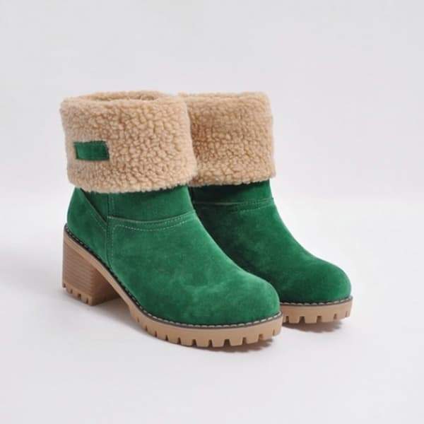 Prettyava Winter Shoes Fur Warm Snow Boots(Ship In 24 Hours)