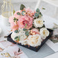 1pc Artificial Flowers, Retro Silk Rose Bouquet, Artificial Flowers Stem, Home Decor