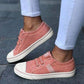Plain Round Toe Casual Travel Sneakers .*