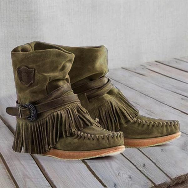 Casual Suede All Season Boots - Veooy