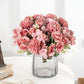 1pc Artificial Peony Flower, Silk Hydrangea, Artificial Flowers Wedding Party For Home Decoration Accessories Christmas Scrapbook
