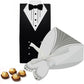 100pcs Party Wedding Favor Dress & Tuxedo Bride and favor Boxes