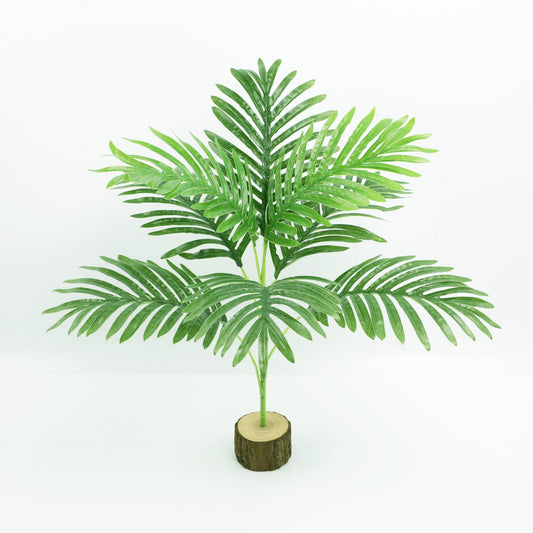 (2 PCS) 62cm 8 Heads Large Artificial Palm Tree Tropical Fake Plant Branch