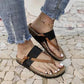 Women Casual Summer Daily Comfy Slip On Sandals *