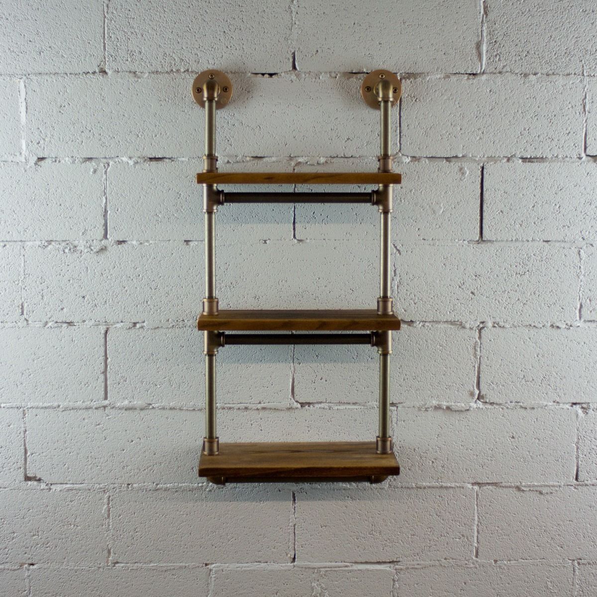 Three Tier Wall Mounted Shelves