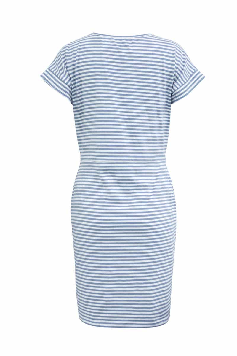 Striped Knot Design Grey Midi Dress(5 Colors) VEOOY