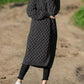 Women's Fashion Winter Warm Long Knit Sweater Hooded Cardigan Coat