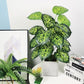 (2 PCS) 70cm 18 Heads Tropical Monstera Large Artificial Tree Branch Plastic Fake