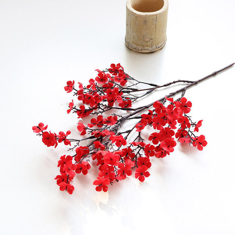 1pc Artificial Plants, Fake Gypsophila Stem Christmas Decorations For Home Wedding Bridal Festival Party Fake Plastic Flowers Valentine's Day Gifts Birthday Gifts