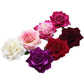 3pcs Artificial Rose Head, Silk Diy Fake Flower For Living Room Decoration Wedding Decoration Artificial Flowers
