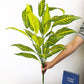 (2 PCS) 75cm 26 Leaves Artificial Monstera Tropical Palm Tree Fake - Veooy