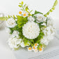 1pc Artificial Flowers Stem, Silk Hydrangea Rose, Fake Daisy Christmas Wedding Party Bouquet Vases For Home New Year's Decoration