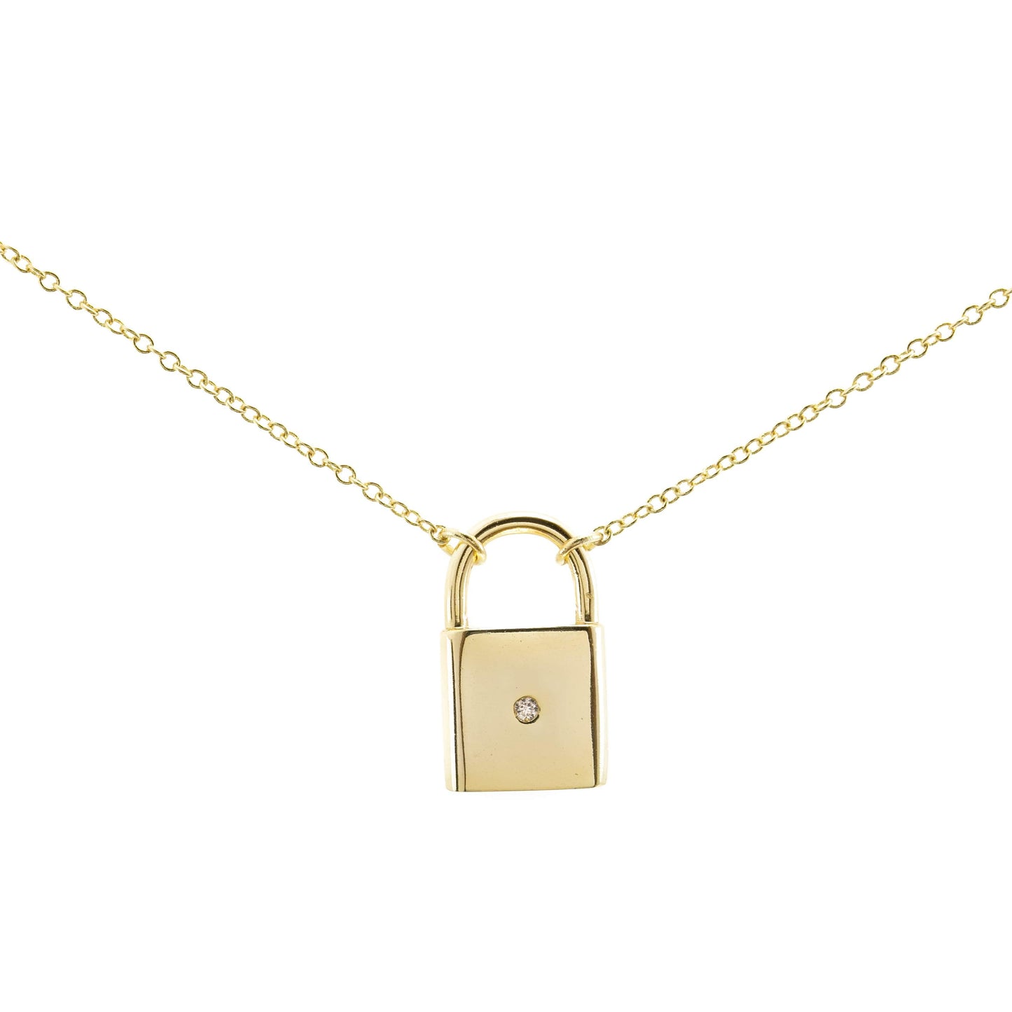 Locked in Love Necklace (gold)