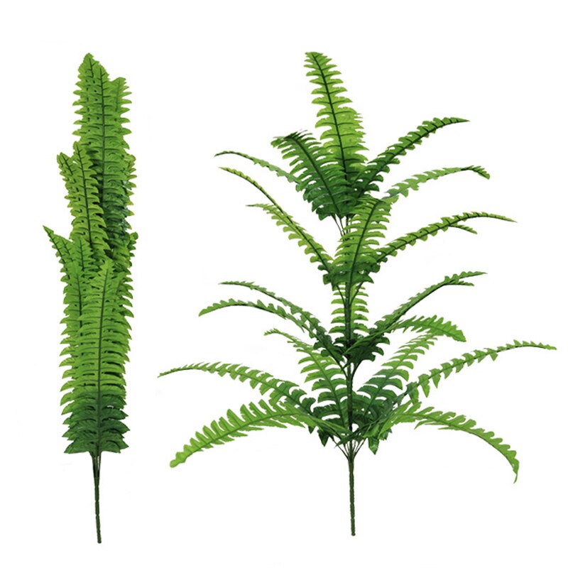(2 PCS) 78cm 24Heads Large Tropical Palm Tree Artificial Monstera Plants Fake Potted - Veooy