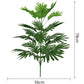 (2 PCS) 78cm 24Heads Large Tropical Palm Tree Artificial Monstera Plants