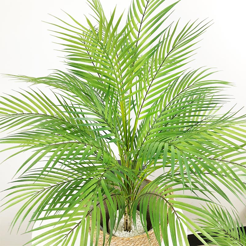 (2 PCS) 80-98cm Large Artificial Palm Tree Tropical Tall Plants Branch - Veooy