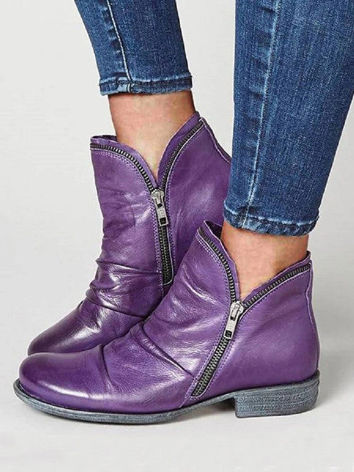 Women New Trendy Low Heel Boots *