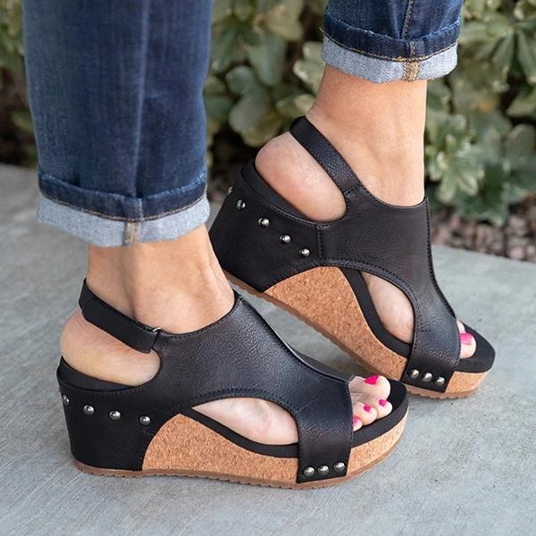 *Women Fashion Comfy Wedge Sandals - Veooy