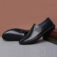 Men Pure Color Comfy Soft Sole Slip On Casual Loafers - veooy