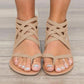 Female Flat Sandals Rome Style Sandals * - Veooy