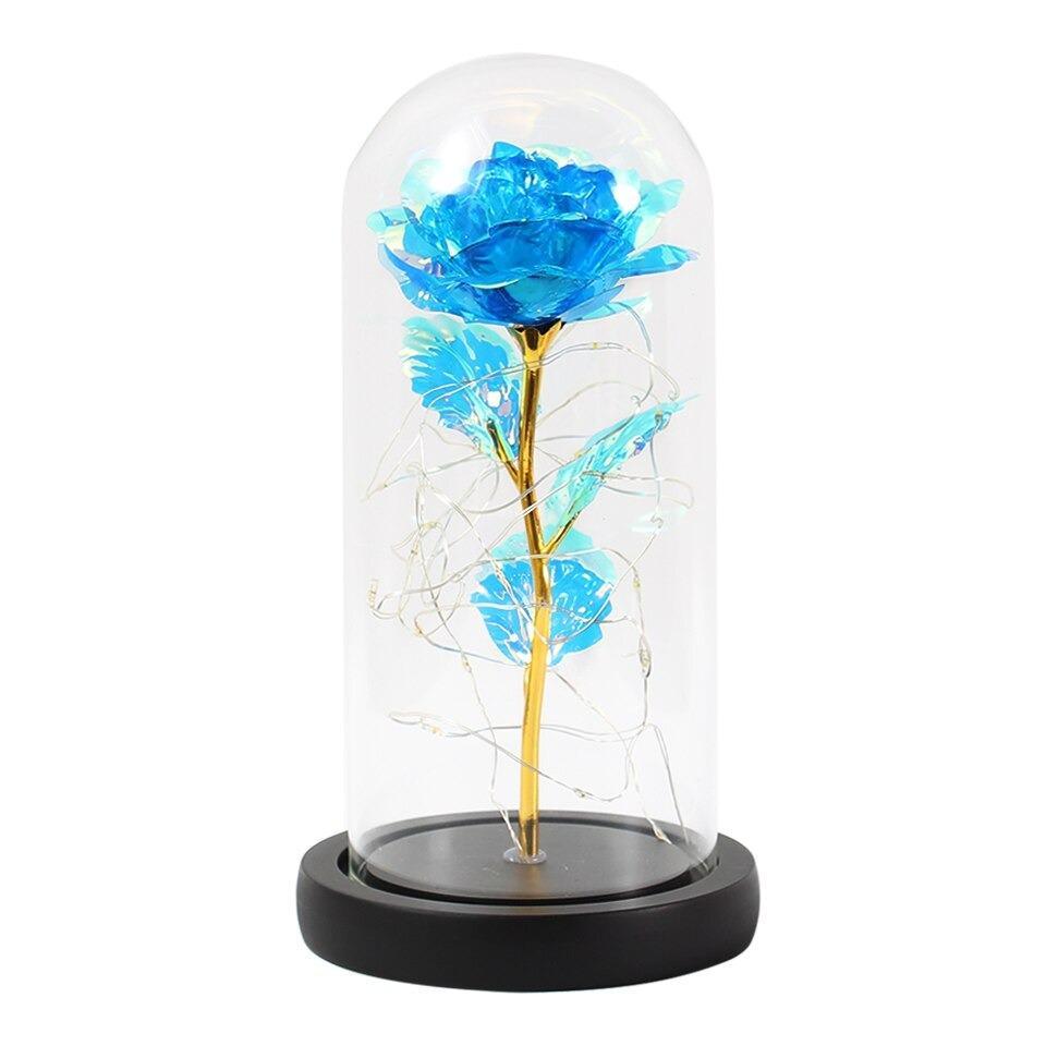 LED Enchanted Glass Galaxy Roses